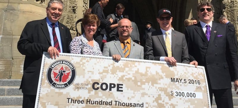 Wounded Warriors Canada Donates $300,000 to Couples-Based PTSD Program