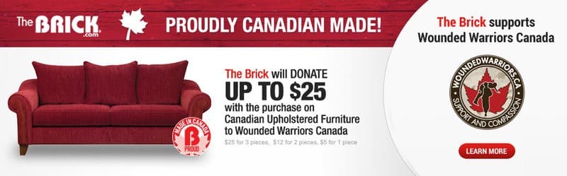 The Brick & Wounded Warriors Canada Partner