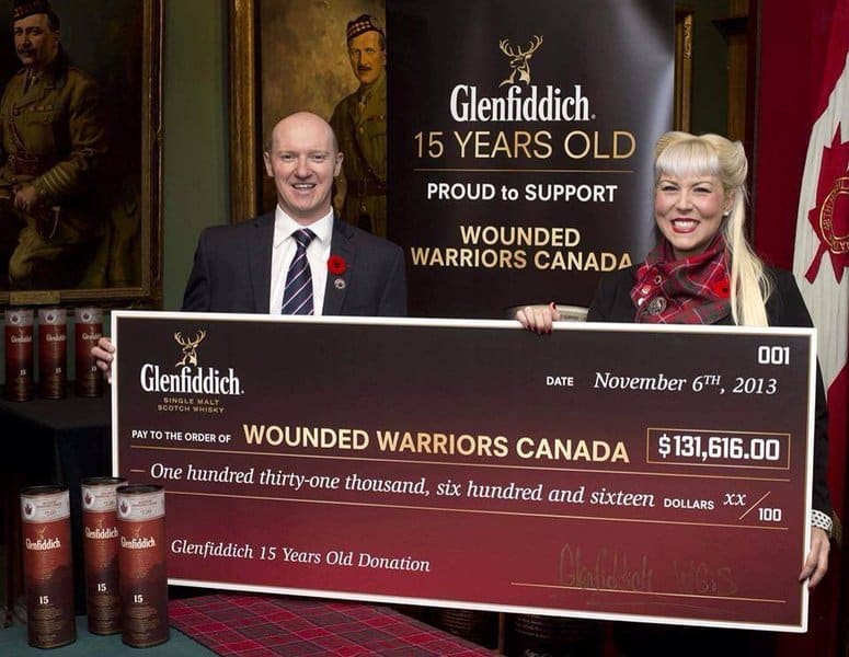 Glenfiddich Raises $131,616 Benefit Canadian Forces Members