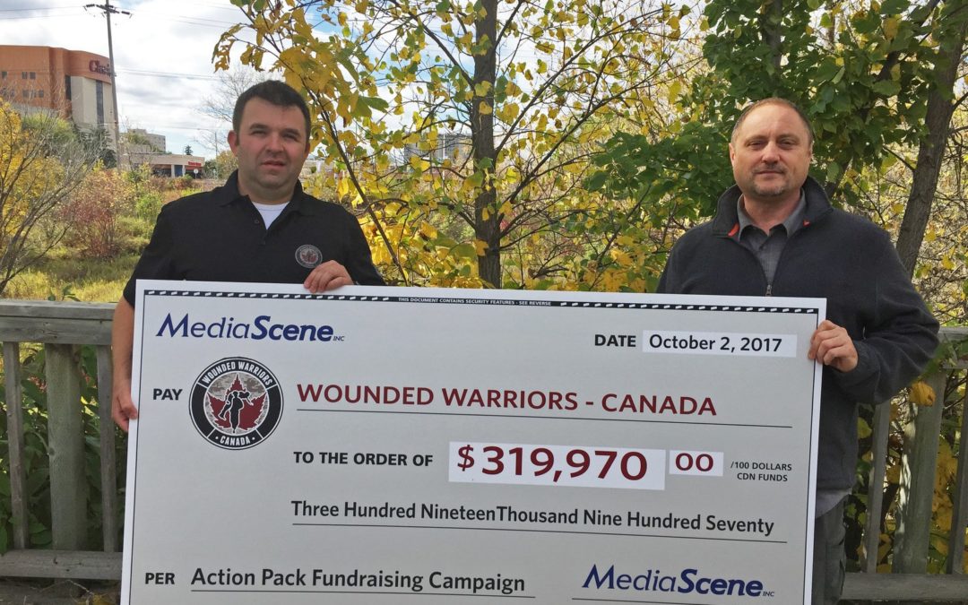 WOUNDED WARRIORS CANADA RECEIVES RECORD-SETTING BUSINESS DONATION