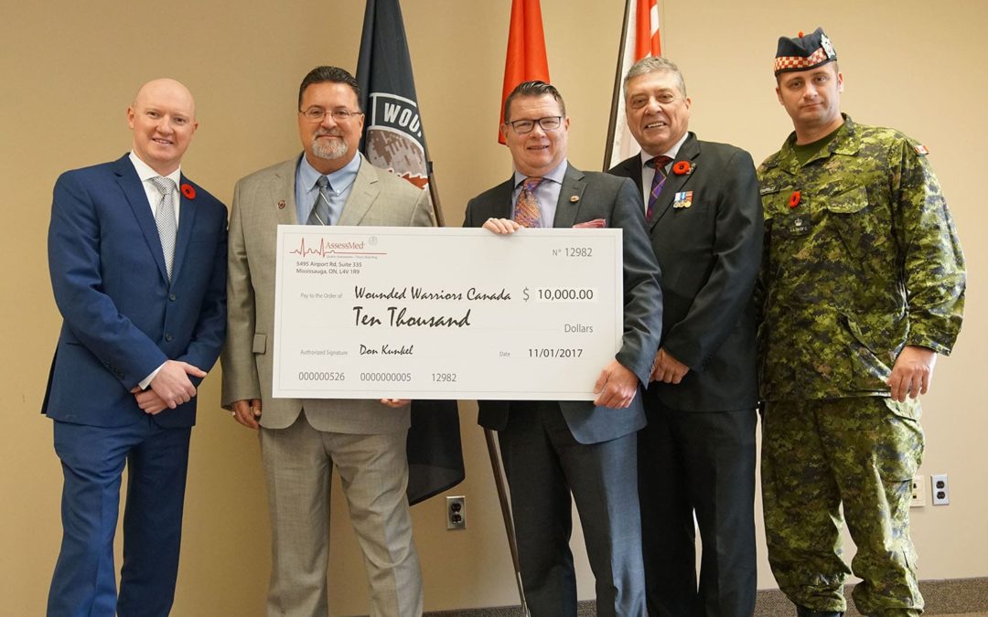 ASSESSMED FORGOES CLIENT HOLIDAY BASKETS, MAKES $10,000 DONATION TO WOUNDED WARRIORS CANADA