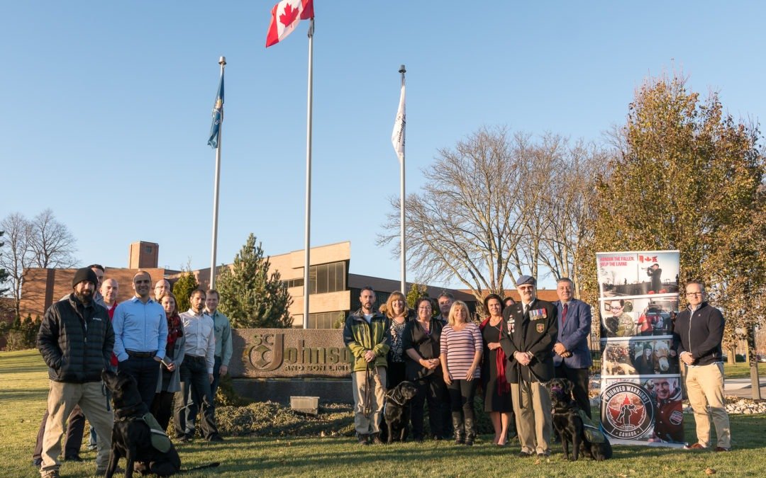 SC JOHNSON GRANT HELPS WOUNDED WARRIORS CANADA PTSD SERVICE DOG PROGRAM