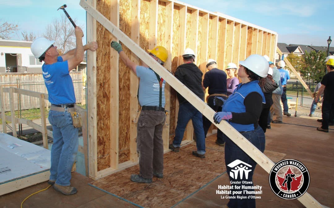 WOUNDED WARRIORS CANADA AND HABITAT FOR HUMANITY GREATER OTTAWA  FORM NEW PARTNERSHIP