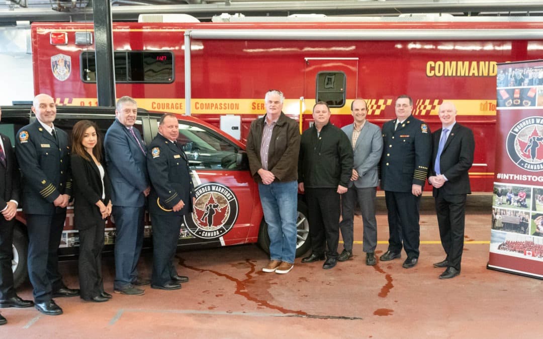 NEW PARTNERSHIP WITH WOUNDED WARRIORS CANADA BROADENS SUPPORT AVAILABLE TO TORONTO’S FIREFIGHTERS