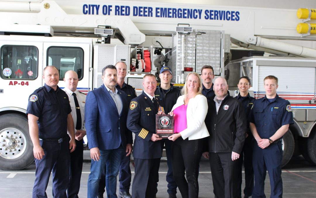 RED DEER EMERGENCY SERVICES PARTNERS WITH WOUNDED WARRIORS CANADA