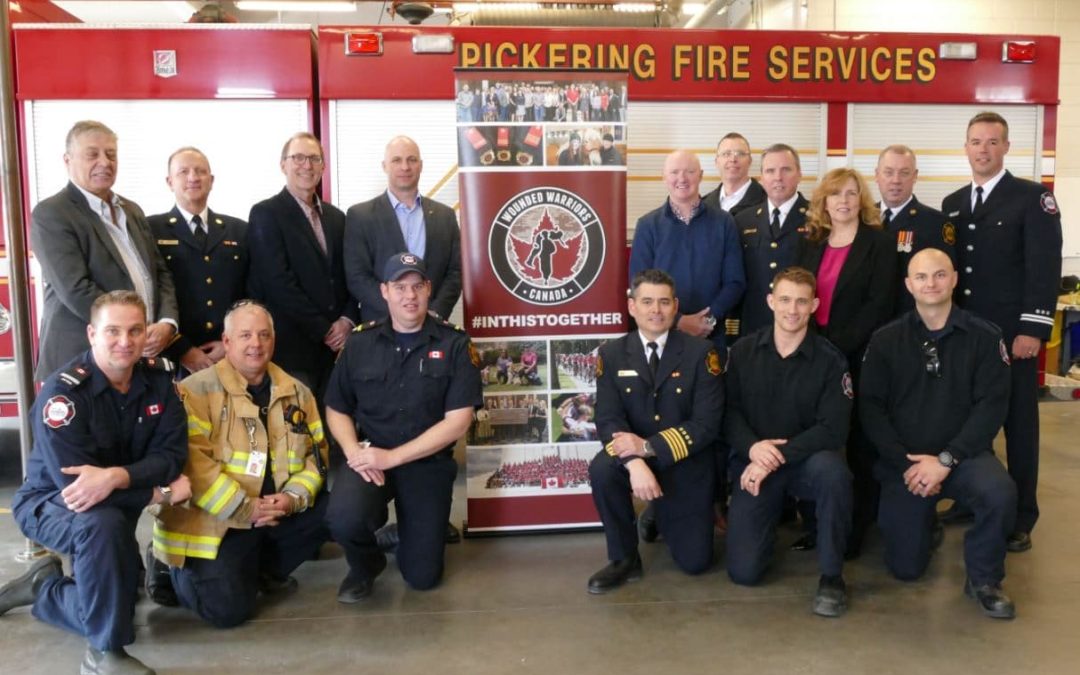 PICKERING FIRE SERVICES PARTNERS WITH WOUNDED WARRIORS CANADA