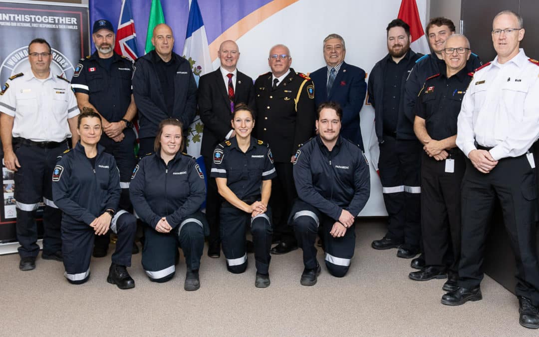 PETERBOROUGH COUNTY-CITY PARAMEDICS PARTNER WITH WOUNDED WARRIORS CANADA