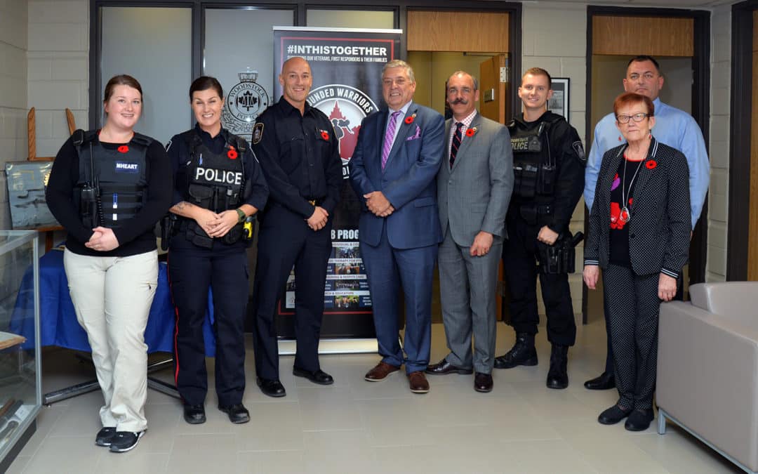 WOODSTOCK POLICE SERVICE PARTNERS WITH WOUNDED WARRIORS CANADA