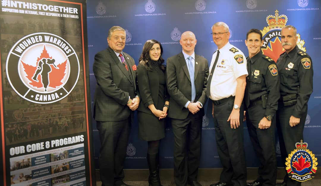 HAMILTON POLICE SERVICE PARTNERS WITH WOUNDED WARRIORS CANADA