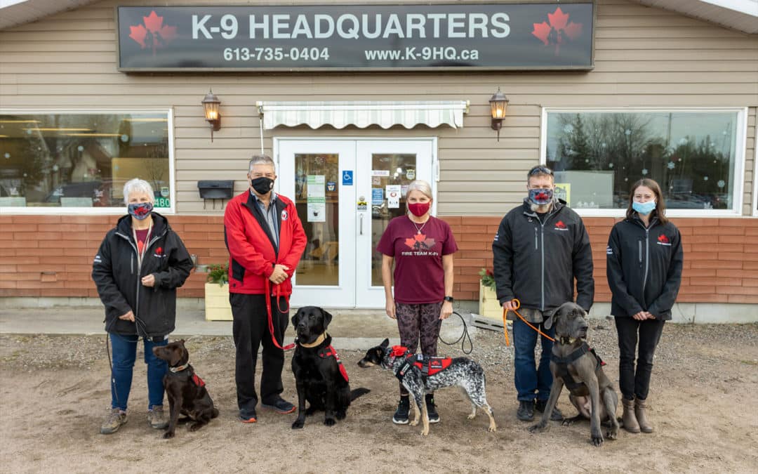 WOUNDED WARRIORS CANADA ADDS FIRE TEAM K-9 TO PTSD SERVICE DOG PROGRAM