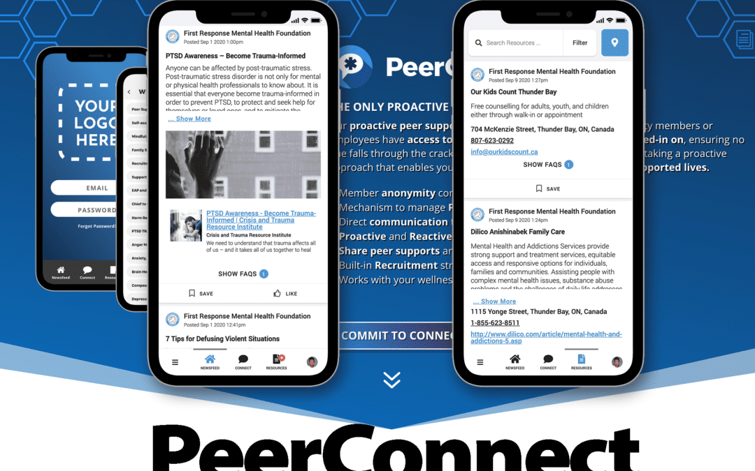 WWC PARTNERS WITH FIRST RESPONSE MENTAL HEALTH TO OFFER RESILIENCY AND PEER SUPPORT TRAINING FOR FIRST RESPONDERS THROUGH THE PEERCONNECT APP