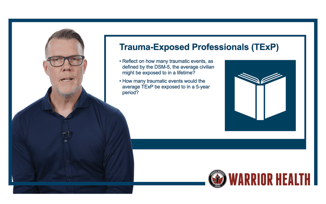 OCCUPATIONAL TRAINING COURSE DEVELOPED FOR  HEALTHCARE PROVIDERS WHO CARE FOR VETERANS, FIRST  RESPONDERS AND THEIR FAMILIES