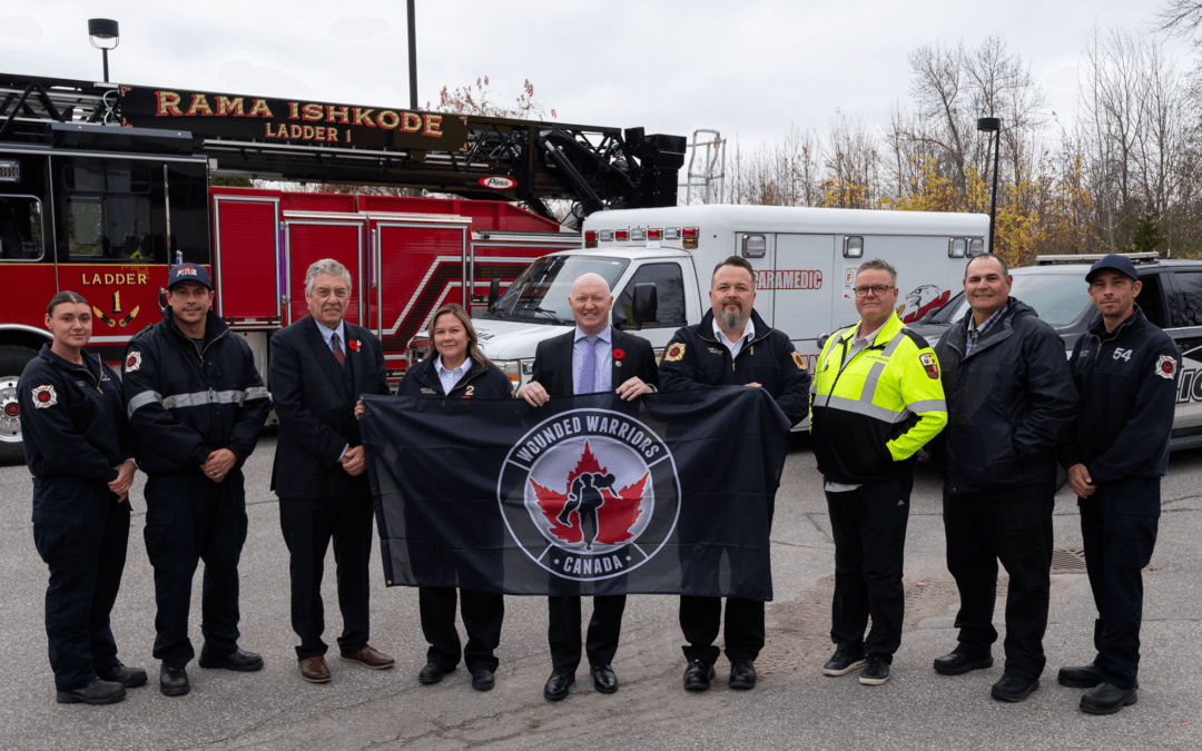 RAMA POLICE, RAMA FIRE, AND RAMA PARAMEDIC SERVICES PARTNER WITH WOUNDED WARRIORS CANADA