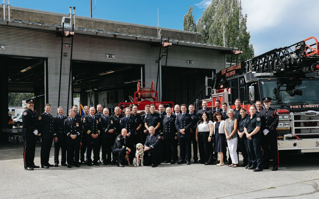 OPERATIONAL STRESS INTERVENTION DOG PHIL JOINS PORT COQUITLAM FIRE AND EMERGENCY SERVICES